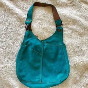 Lucky Brand Suede Hobo Bag